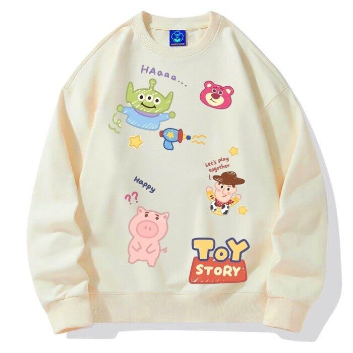 Sweater Crewneck Pria Wanita Woody Bazz Toys Story