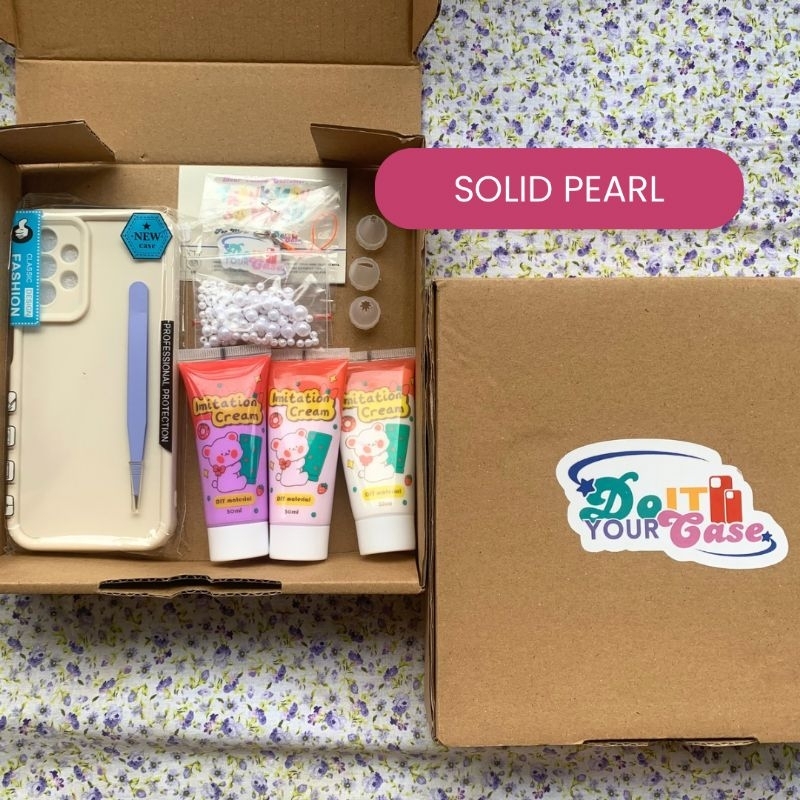 CASING DIY KIT SOLID PEARL | DECO CREAM CASE HP