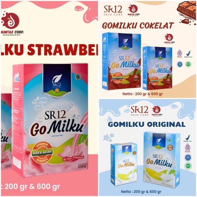 

SR12 GOMILKU susu kambing etawa ( coklat, strawberry, original)