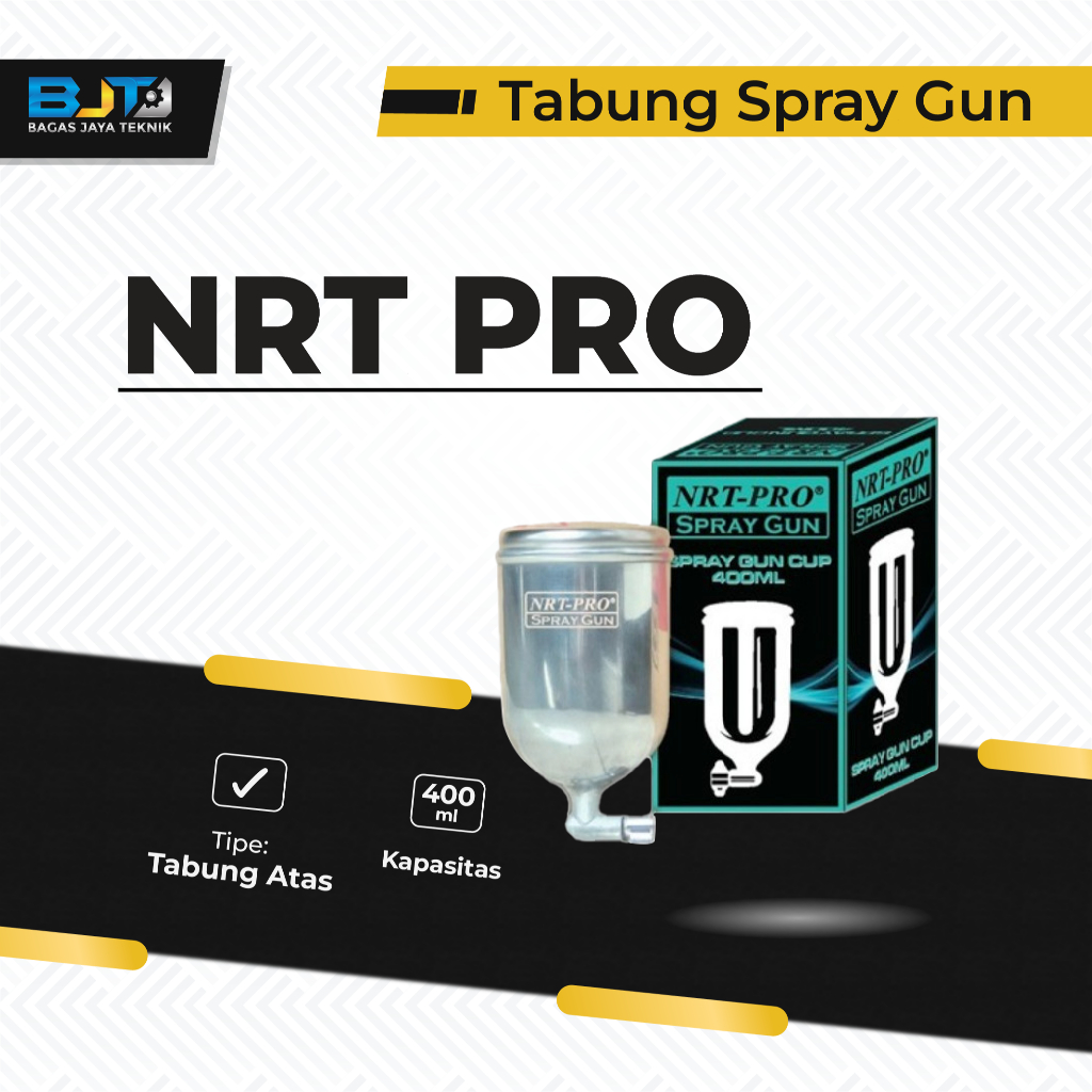 Tabung Spray Gun NRT PRO 400ml Tabung ATAS