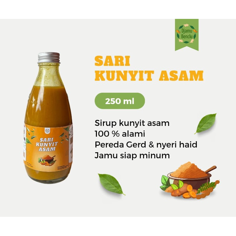 

Sari Kunyit Asam 250 ml dari Djamu Benclu