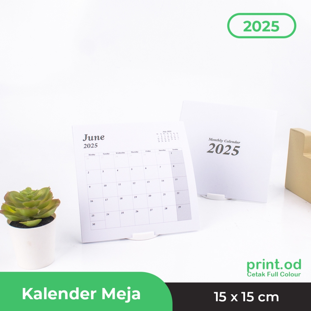 

Desk Calendar 2025 | Kalender Estetik | Ukuran 15x15 cm | Kalender Meja | Monthly Calender