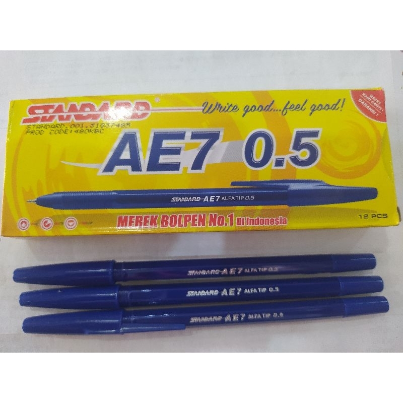 

Pulpen/Ballpoint/Pen Standard AE-7 (12pcs)