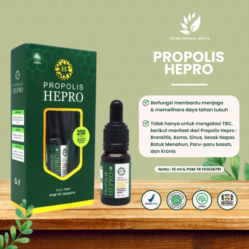 PROPOLIS HEPRO ORIGINAL MENJAGA DAYA TAHAN TUBUH PROPOLIS HEPRO