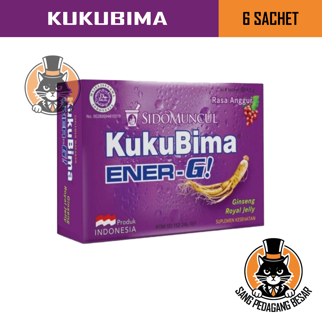 

Kukubima Anggur 1 Pak Box Dus 6 Sachet Sashet Pcs