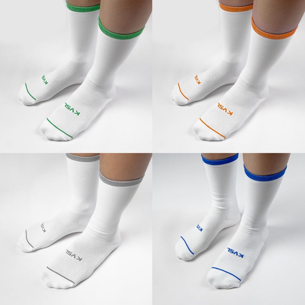 KVSL Socks - Stripe Colour - Kaos Kaki Olahraga Lari