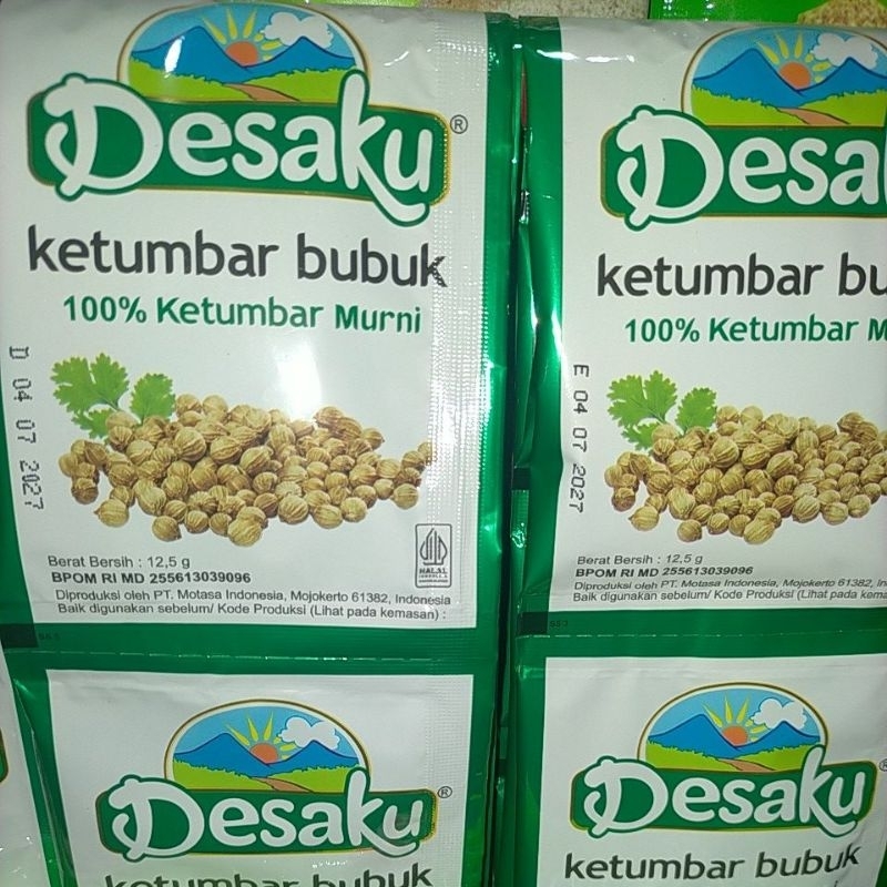 

desaku ketumbar bubuk(1 renteng 12pcs)
