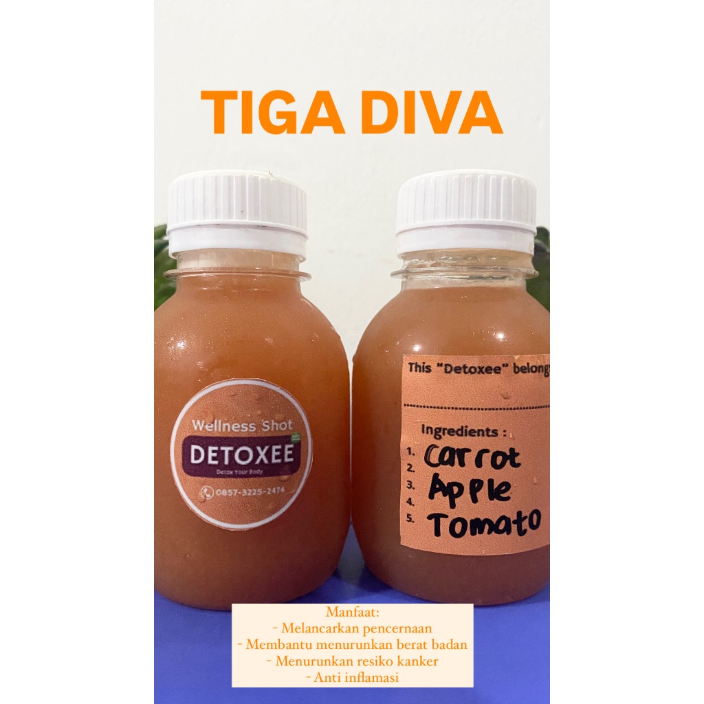 

Tiga Diva Wellnes Shot Isi 120ml