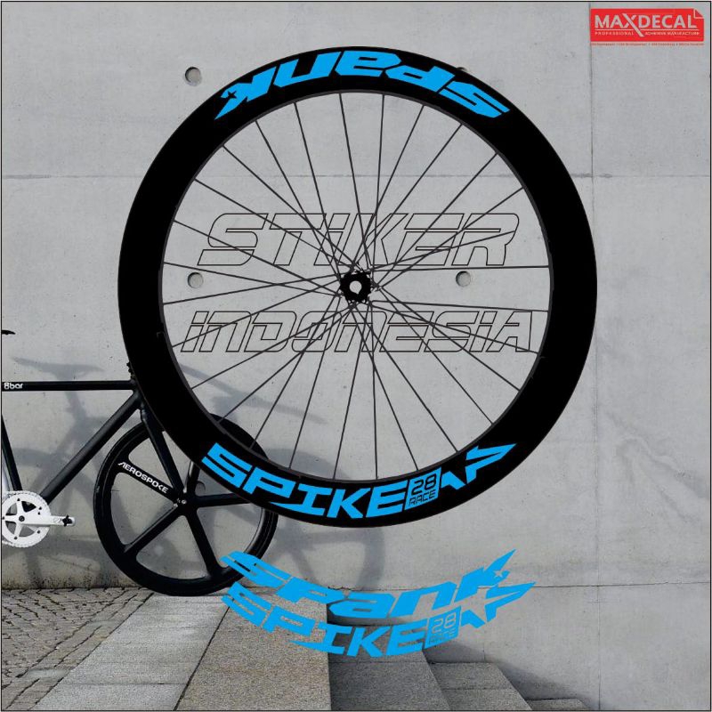 stiker velg sticker rims fixie roadbike 700c SPUNK-
