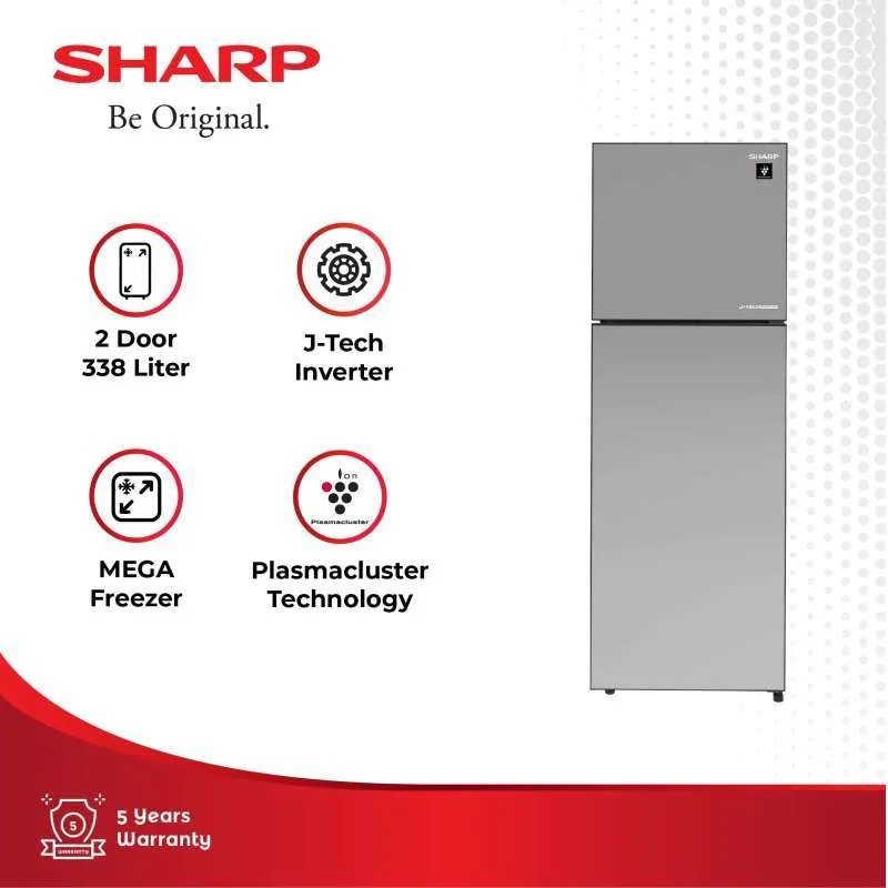 SHARP SJ 426GI MS Kulkas 2 Pintu [ 315 liter ] 426 Gi