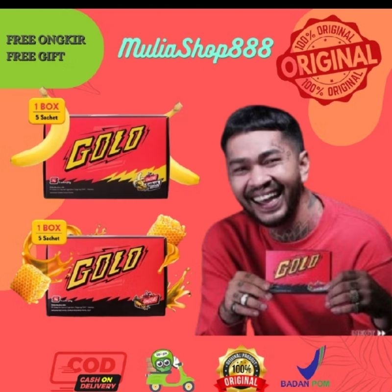 Golo Ginseng isi 5 pcs S3 GOLDVIT FREE SHAKER CANTIK