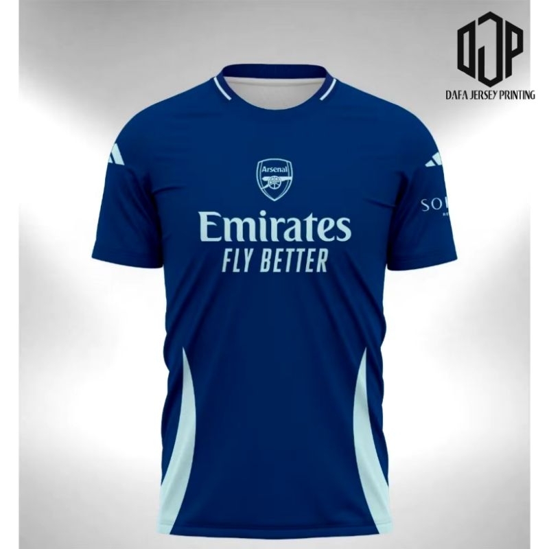 JERSEY ARSENAL TRAINING 2024/25 FULL PRINTING