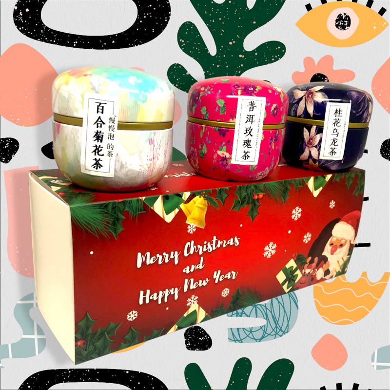 

Hampers Natal Paket 3 Teh Gift Tea Set Christmas Edition