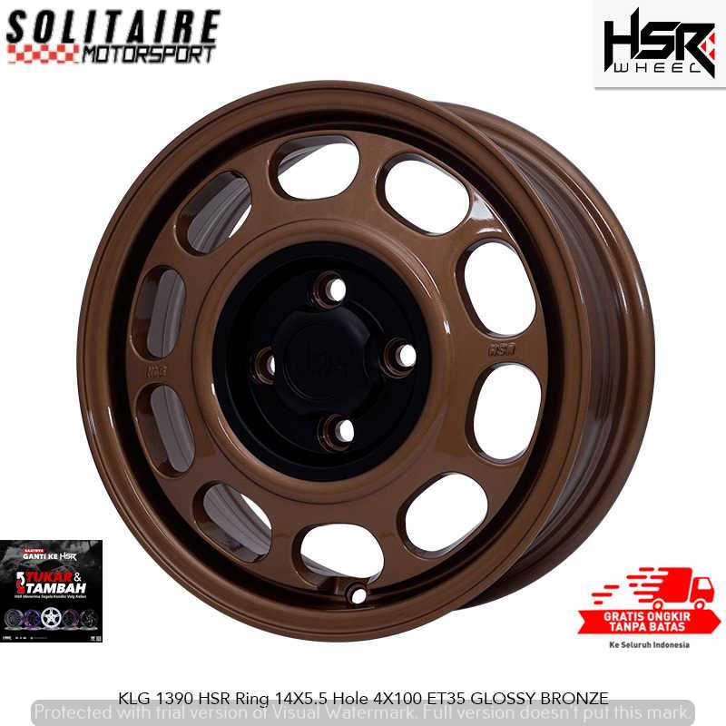 velg hsr ring 14 avanza velg hsr type klg warna bronze free ongkir