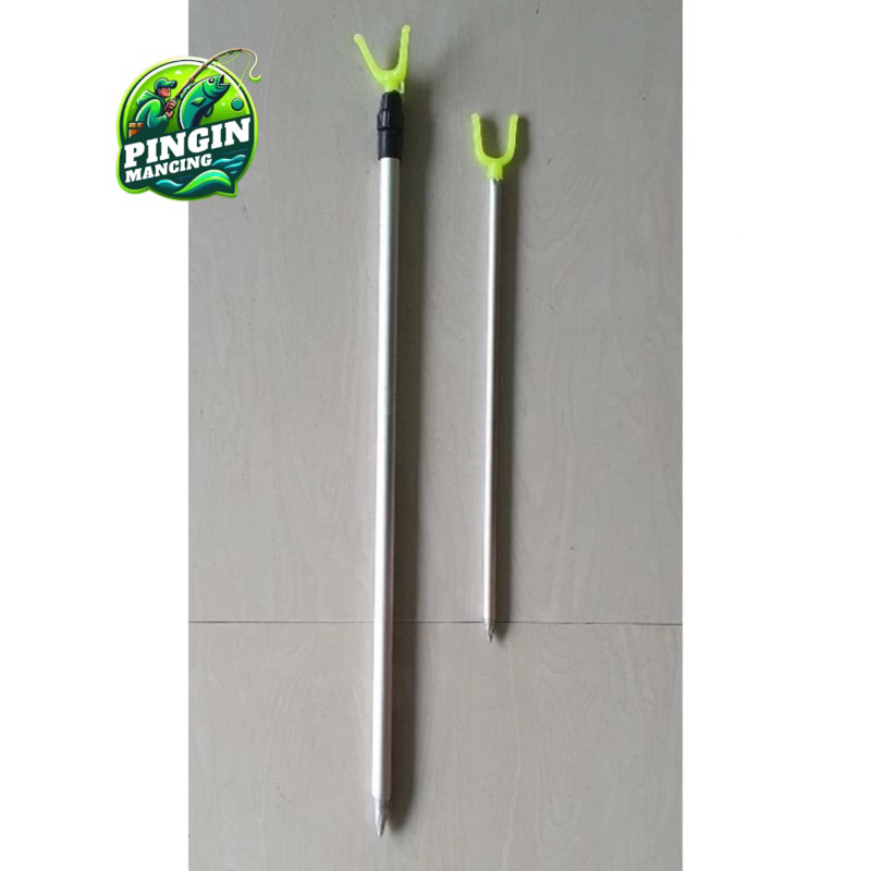 Cagak Congkok Penyangga Joran Tegek Telescopic Aluminium 120 Cm