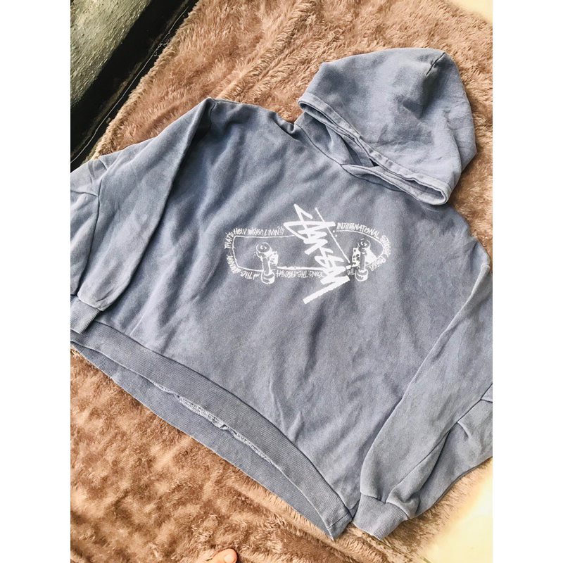 hoodie Stussy fashion boxy
