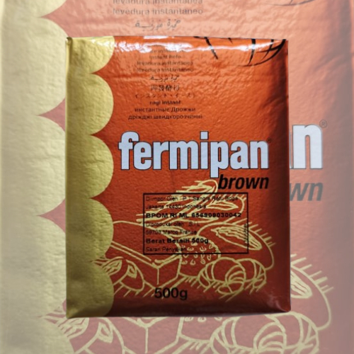 

Ragi Instan / instan yeast Fermipan Brown kemasan pabrik 500 gr
