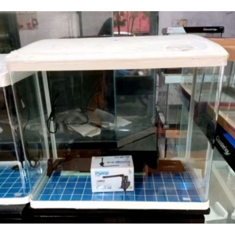 Aquarium Bending Fullset 80cm termasuk Packing kayu