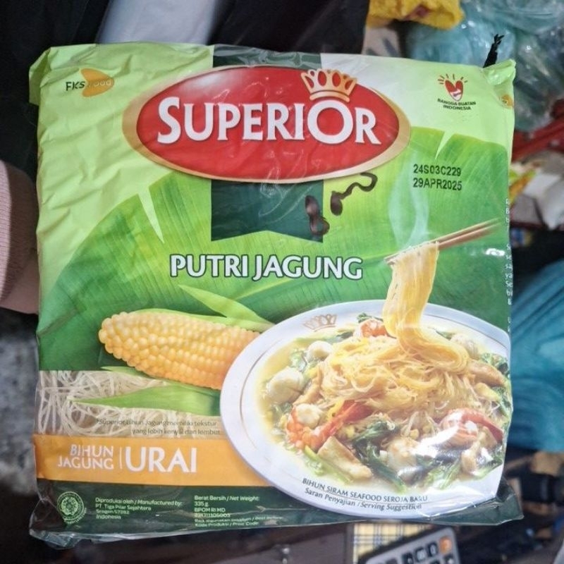 

Bihun jagung Superior 335 gram