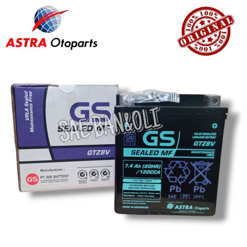 AKI MOTOR GS ASTRA GTZ8V MF Aki Yamaha XMax 250, R25