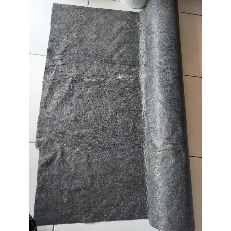 geotextile non woven 150gr abu-abu untuk alas batu taman,jalan dan vertical garden 100x100cm