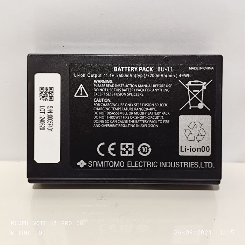 batrey splicer sumitomo z1c