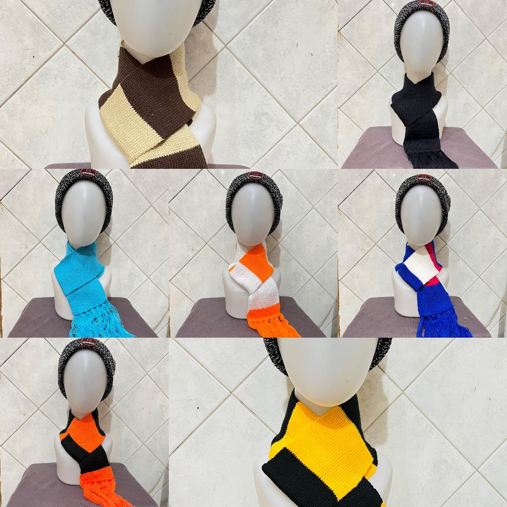 Syal rajut / selendang bahan rajut syal travel haji dan umroh