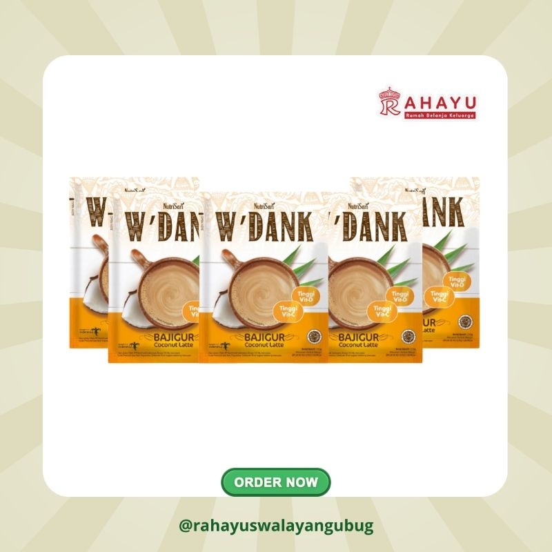 

NUTRISARI W'DANK BAJIGUR COCONUT 5'S