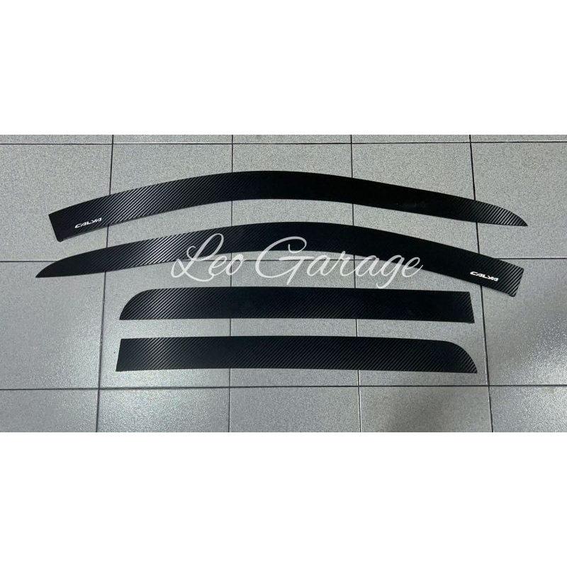 CALYA SIGRA 2016 2019 2024 CARBON TALANG AIR PINTU SIDE VISOR WINDOW PENAHAN HUJAN NEW VARIASI CARBO