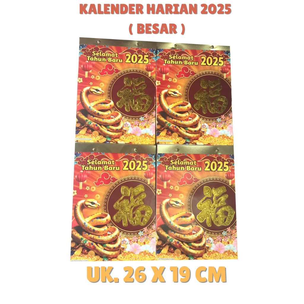 

KALENDER HARIAN 2025 / KALENDER HARIAN SOBEK ( BESAR ) UKURAN ( 29 X 19 CM )