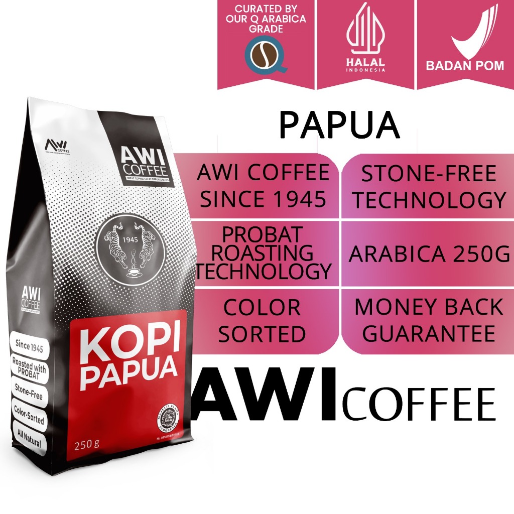 

KOPI SIDIKALANG | PAPUA BALIEM 250gr | Bubuk | Biji | Bean | Specialty Grade | AWI COFFEE