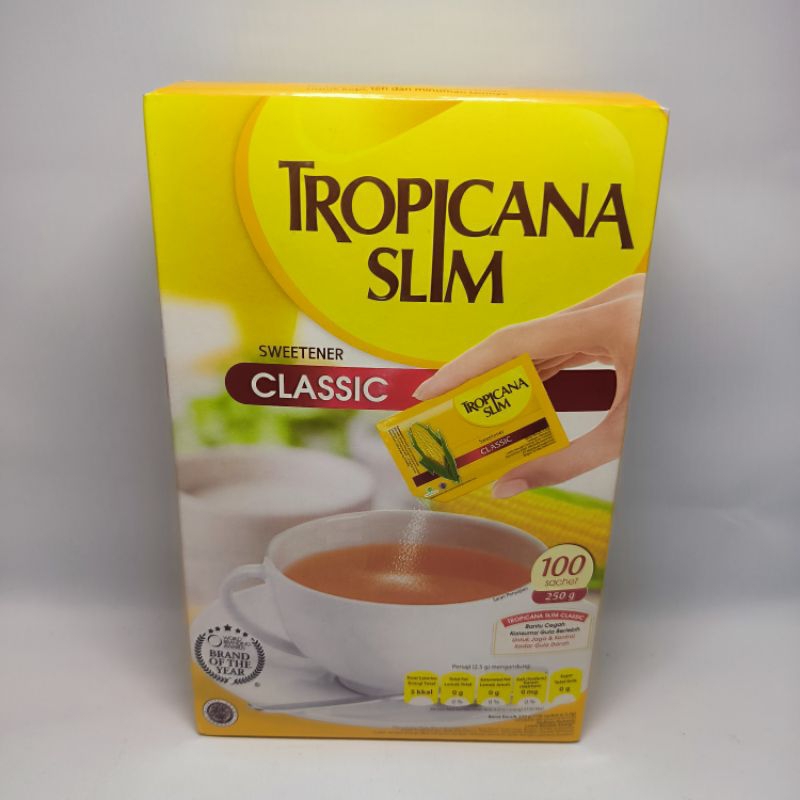 

tropicana slim gula sachet 100 sachet