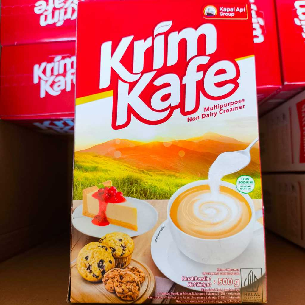 

Kapal Api Krim Kafe Non Dairy Creamer Kemasan 500gr Krimer