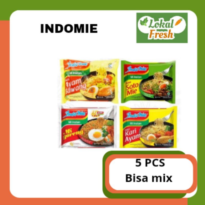 

INDOMIE | 5 PCS BISA CAMPUR | LOKAL FRESH SBY