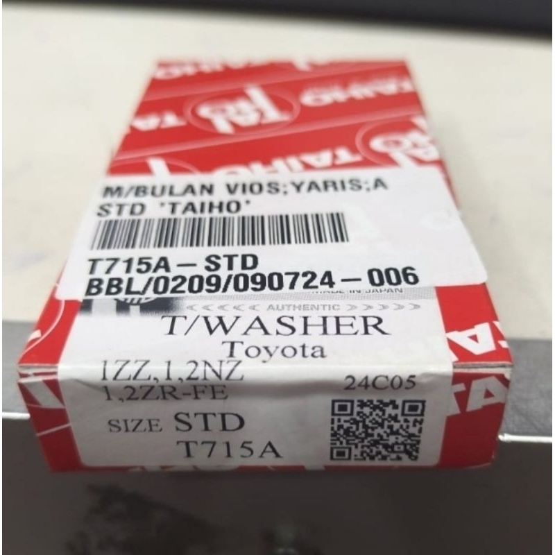 Metal Bulan Toyota Yaris/Vios 1nz 2nz