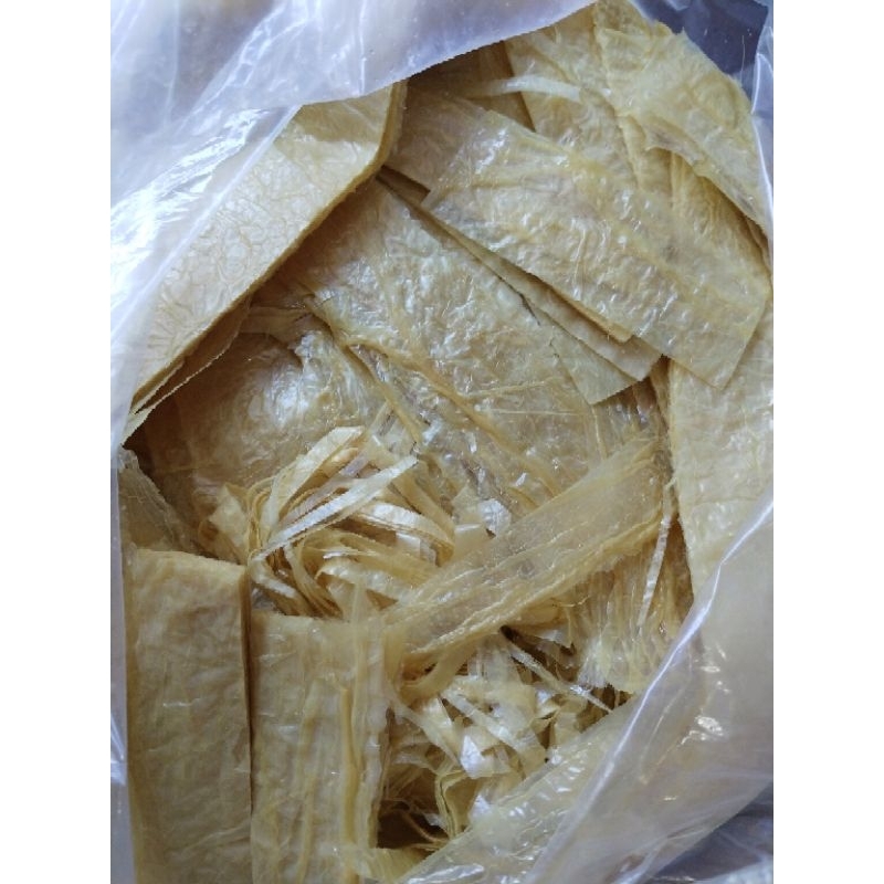 

Kulit tahu tawar,Kulit kembang tahu curah /cacak/random 1kg