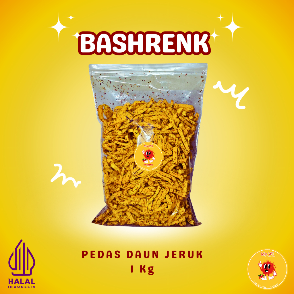 

1KG BASRENG STIK PEDAS GURIH DAUN JERUK CIKRUH MY.WI SNACK
