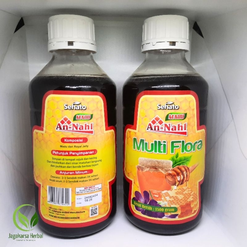 

Madu Murni Multiflora An Nahl Kemasan Ekonomis 1,5kg ORIGINAL 1500gr