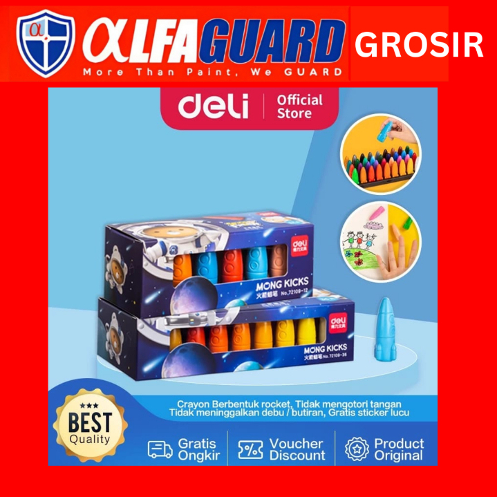 

Deli Oil Pastel Krayon anak Bentuk Rocket Space Finder Tidak Mudah Patah Tidak Mengotori Tangan 72109