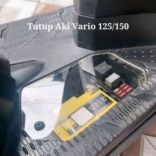 Tutup aki akrilik vario 125 / 150 Led Old / New Cover aki akrilik vario led