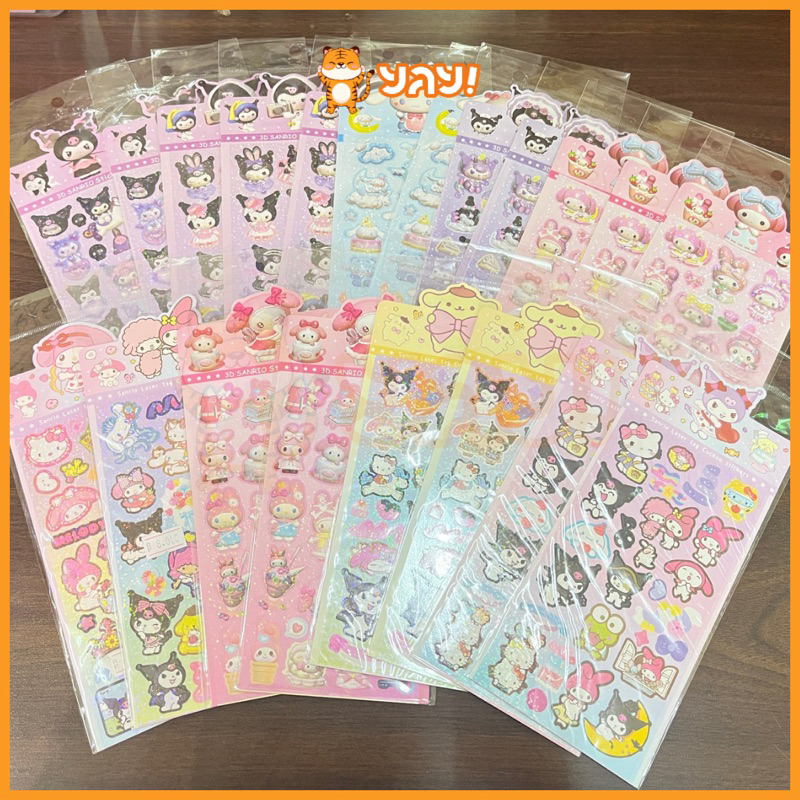 

YAY! STICKER SANRIO HOLO SANRIO MIX ISI 20 LEMBAR