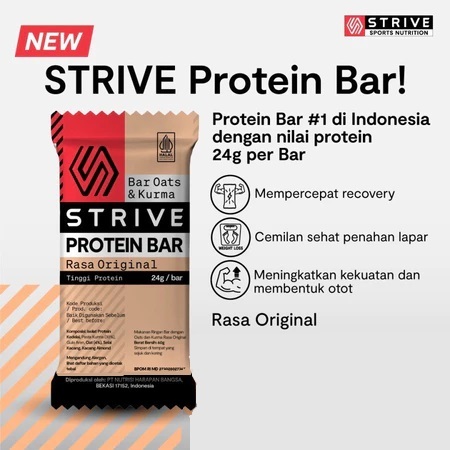 

Protein Bar 24gr Rasa Original - Strive