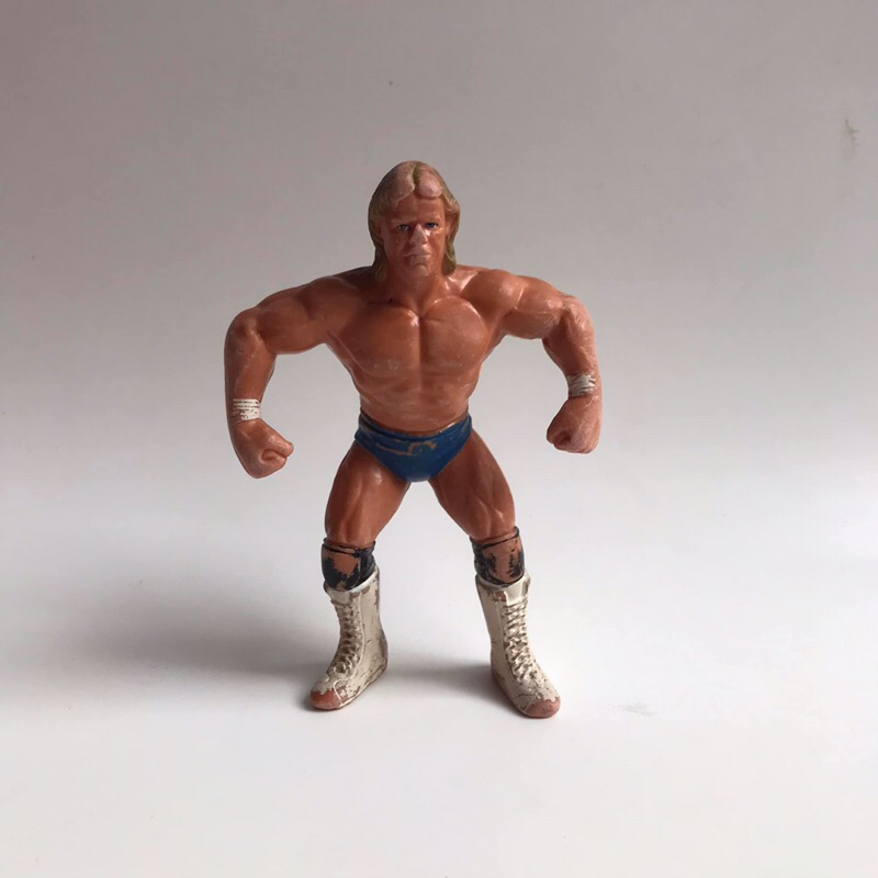 Vintage WCW Lex Luger Action figure. Some wear By mfd Galoob 1990 Wcw