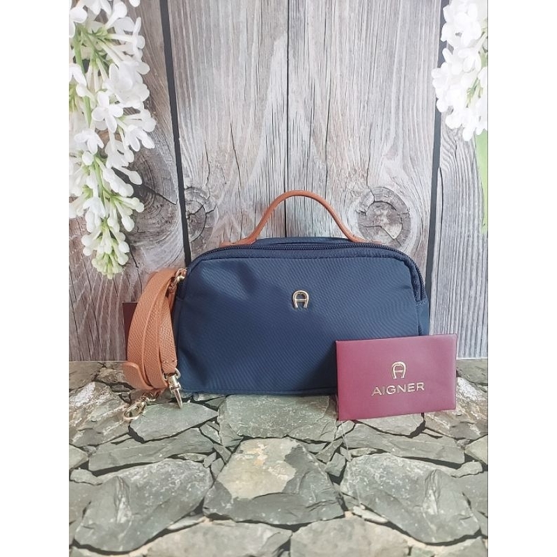 Bag Black Nylon & Bag Blue Nylon Aigner
