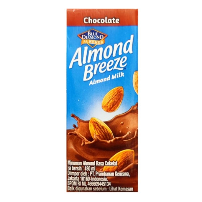 

Blue diamond Almond Breeze Susu Almond Cair Chocolate 180 ml