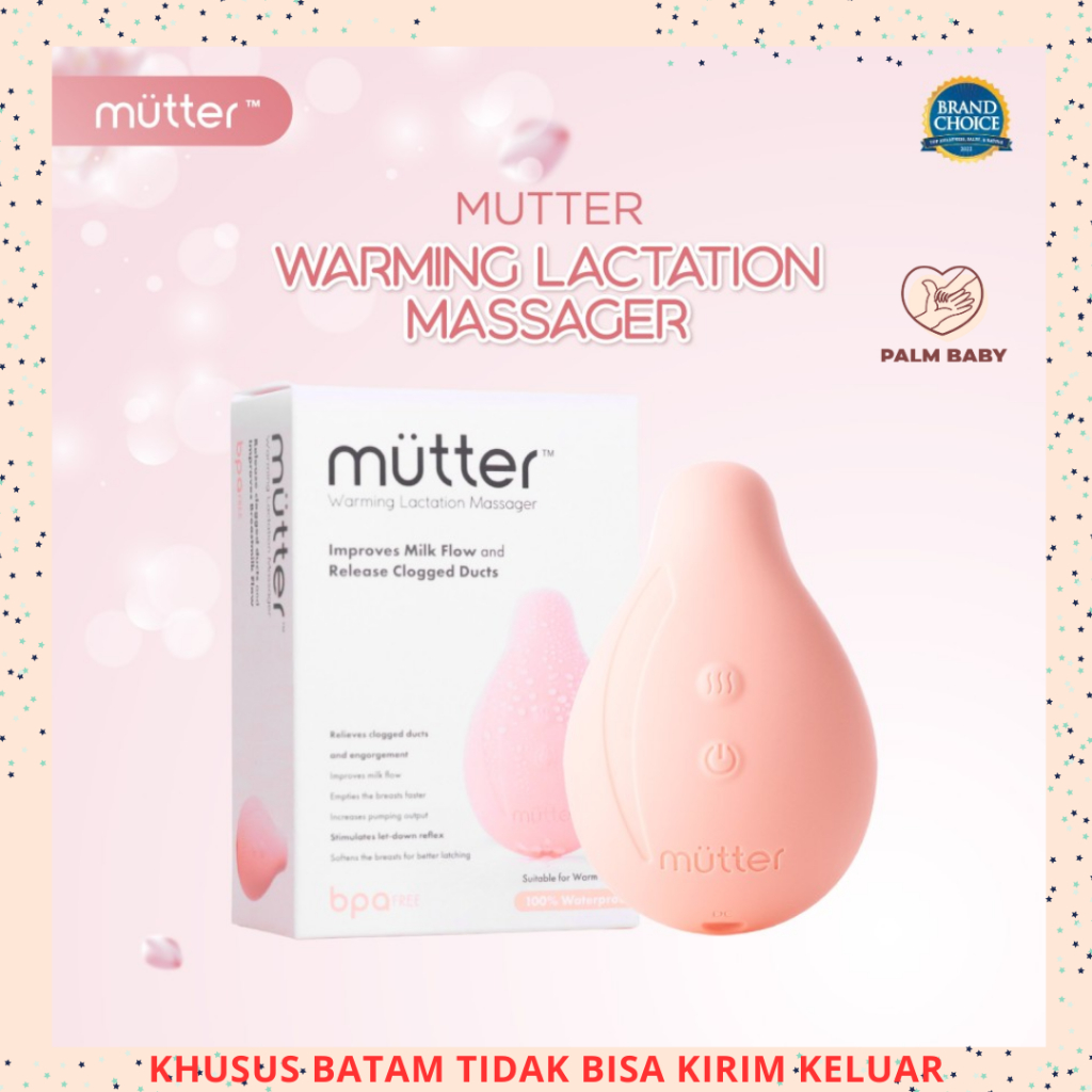 MUTTER Warming Lactation Massager Alat Pijat Laktasi ASI