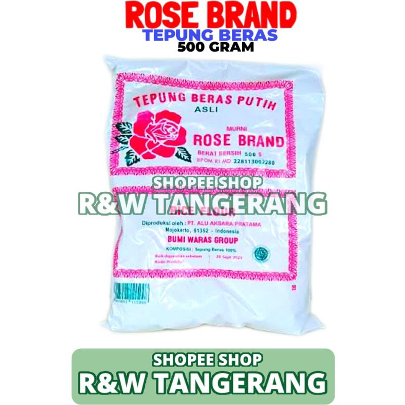 

Rose Brand Tepung Kemasan 500 Gram