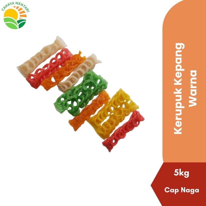 

KERUPUK KEPANG WARNA CAP NAGA 5KG TERMURAH