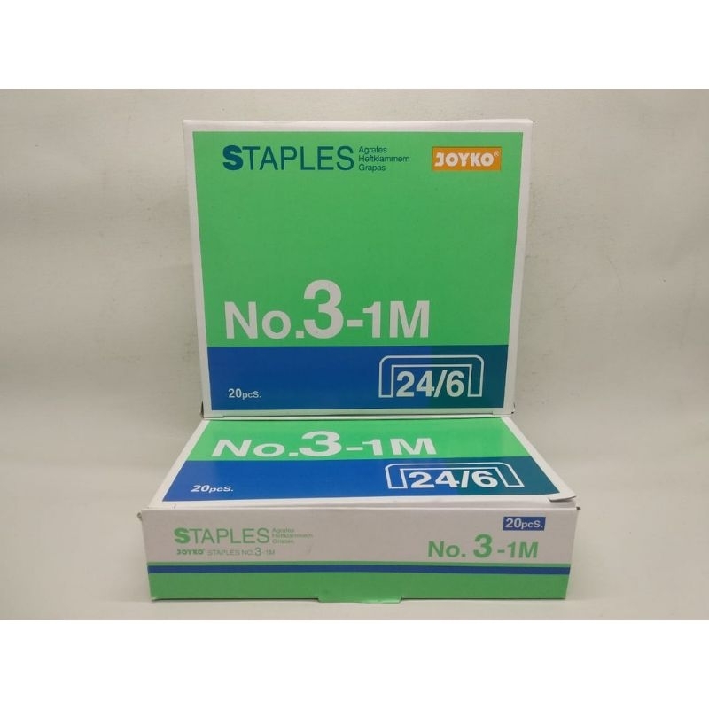 

isi Staples Joyko No 3 24/6 Stapler Joyko Besar Harga 1 Box (20kotak)