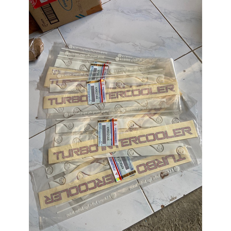 STIKER TURBOINTERCOLLER MITSUBSHI CANTER ORIGINAL